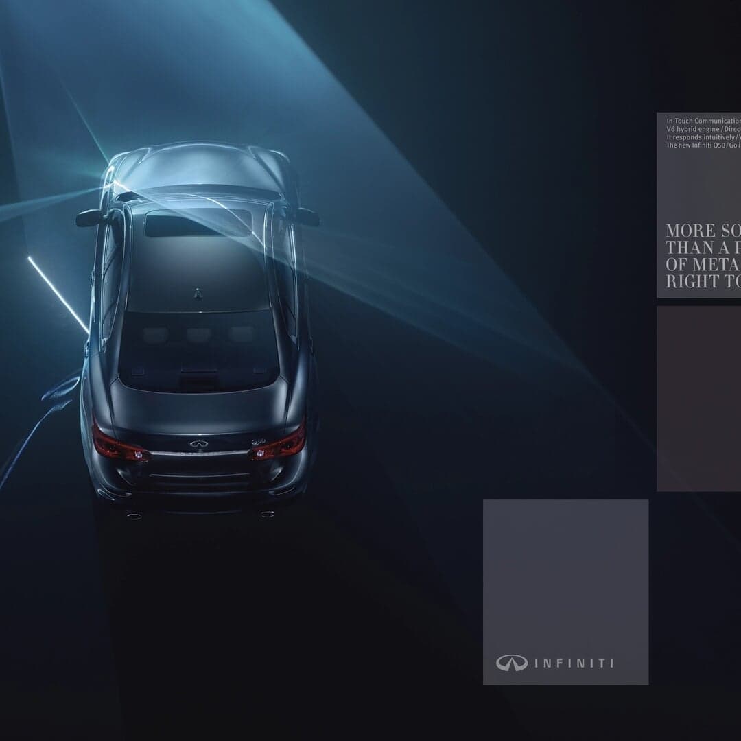 Advertising Art Direction For Infiniti Q50 Launch
