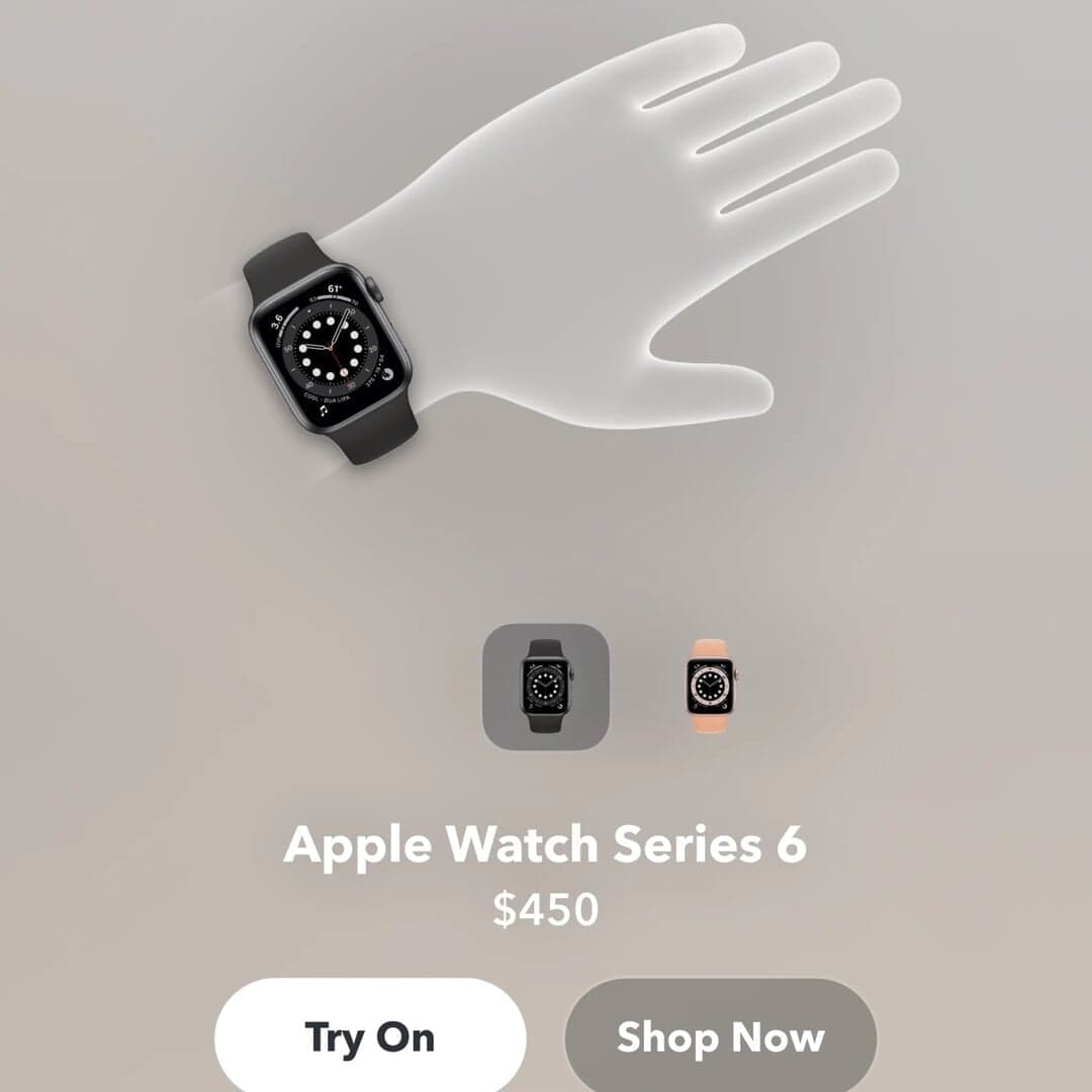 Augmented Reality Shopping Experience Design For Snapchat