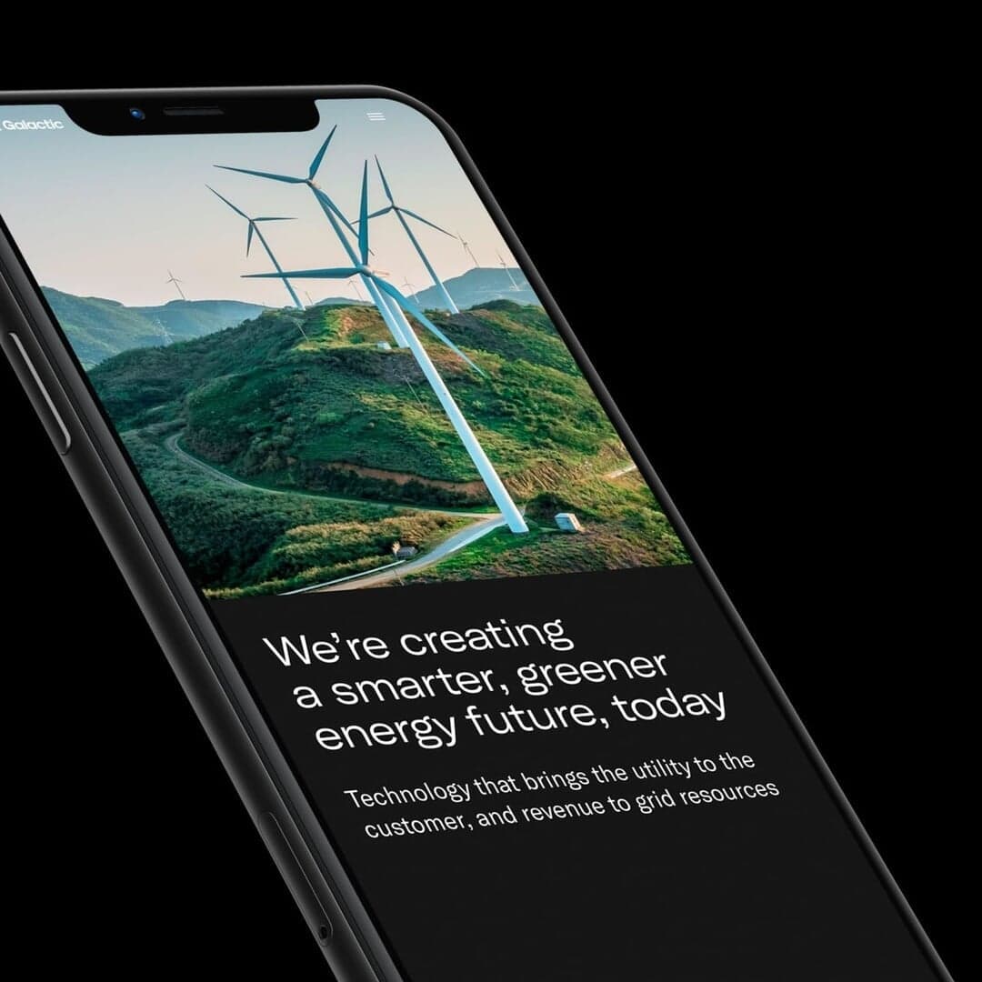 Brand Identity And Landing Page For Galactic Energy