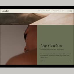 Aegle's Botanicals  - fagerström design work cover image