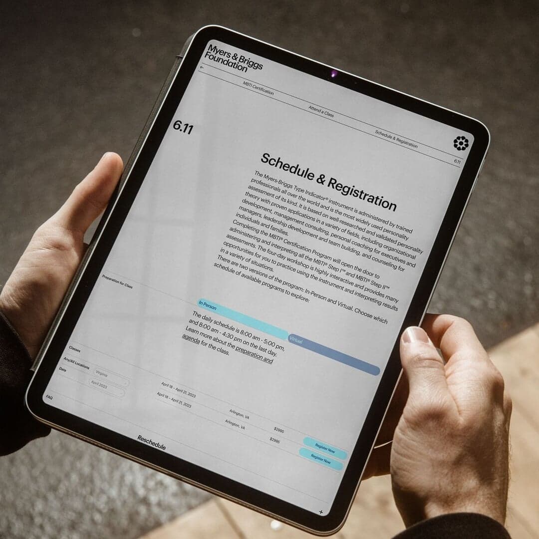 Rebrand For The Myers & Briggs Foundation