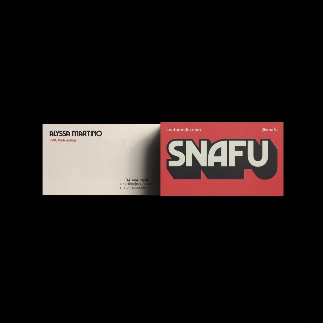 Branding And Design System For Snafu Media