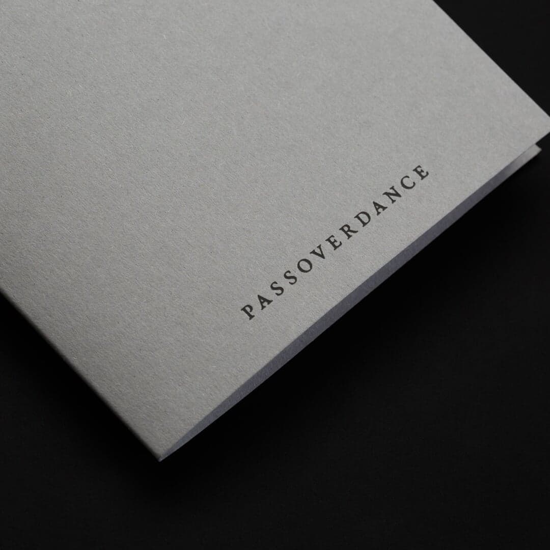 Brand Identity And Print Design For Passoverdance