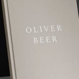 Exhibition Catalogue Design For Oliver Beer: Composition For London cover image
