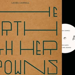 Packaging And Typeface Design For The Earth With Her Crowns Album cover image