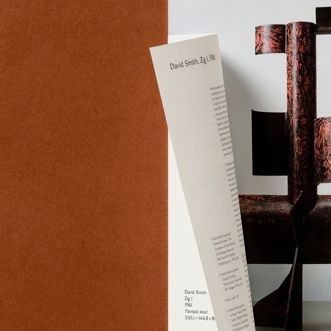 Book Design For Hauser & Wirth’s David Smith Zig I