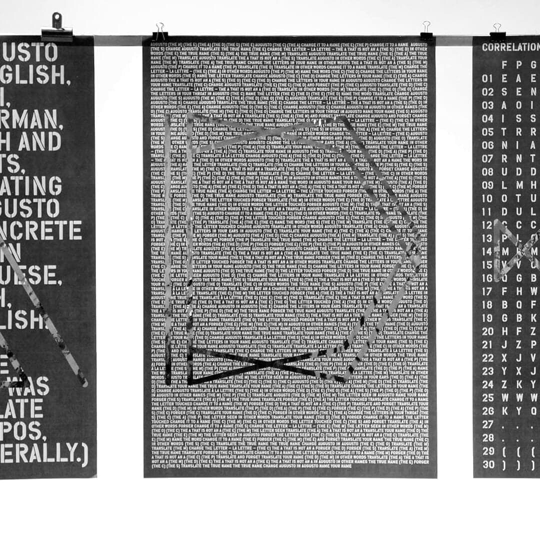 Poster Series Tribute For Augusto De Campos