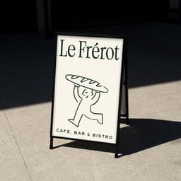 Brand Identity For Le Frérot cover image