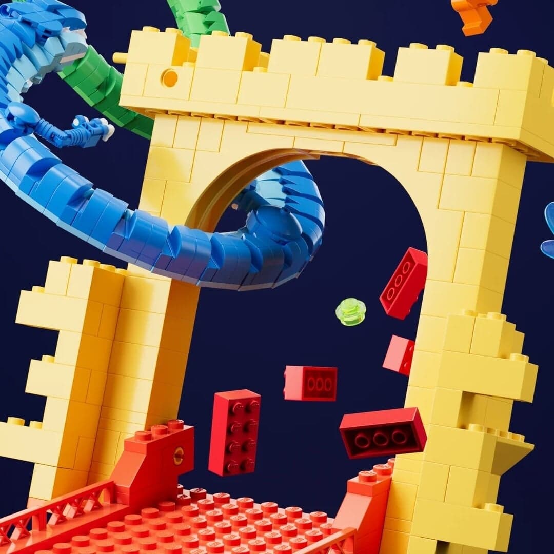 Motion Design Collaboration For Nike X Lego