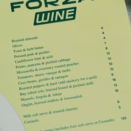 Brand Identity For Forza Wine Restaurant cover image