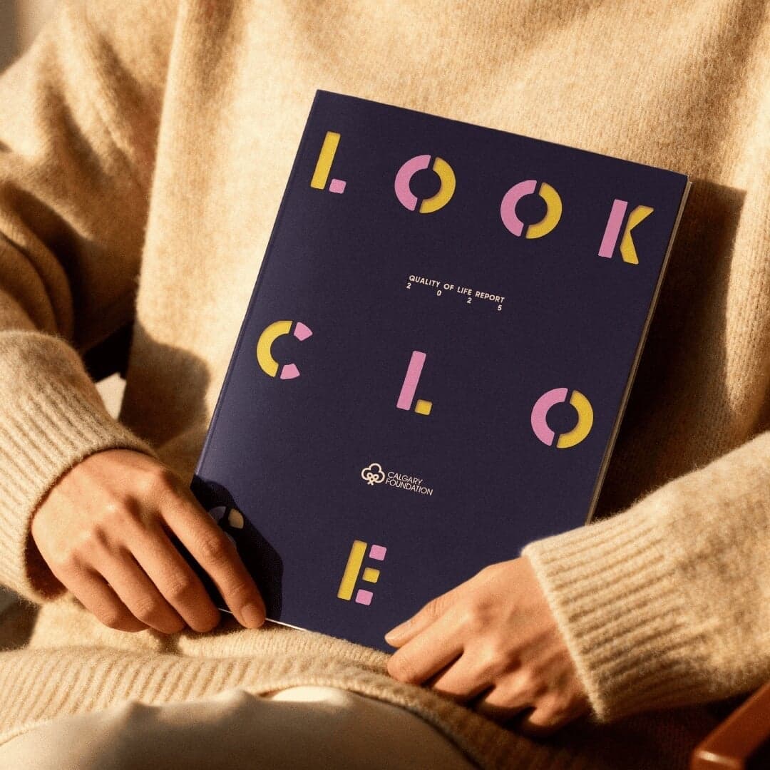 Editorial Design For Calgary Foundation Quality Of Life Report