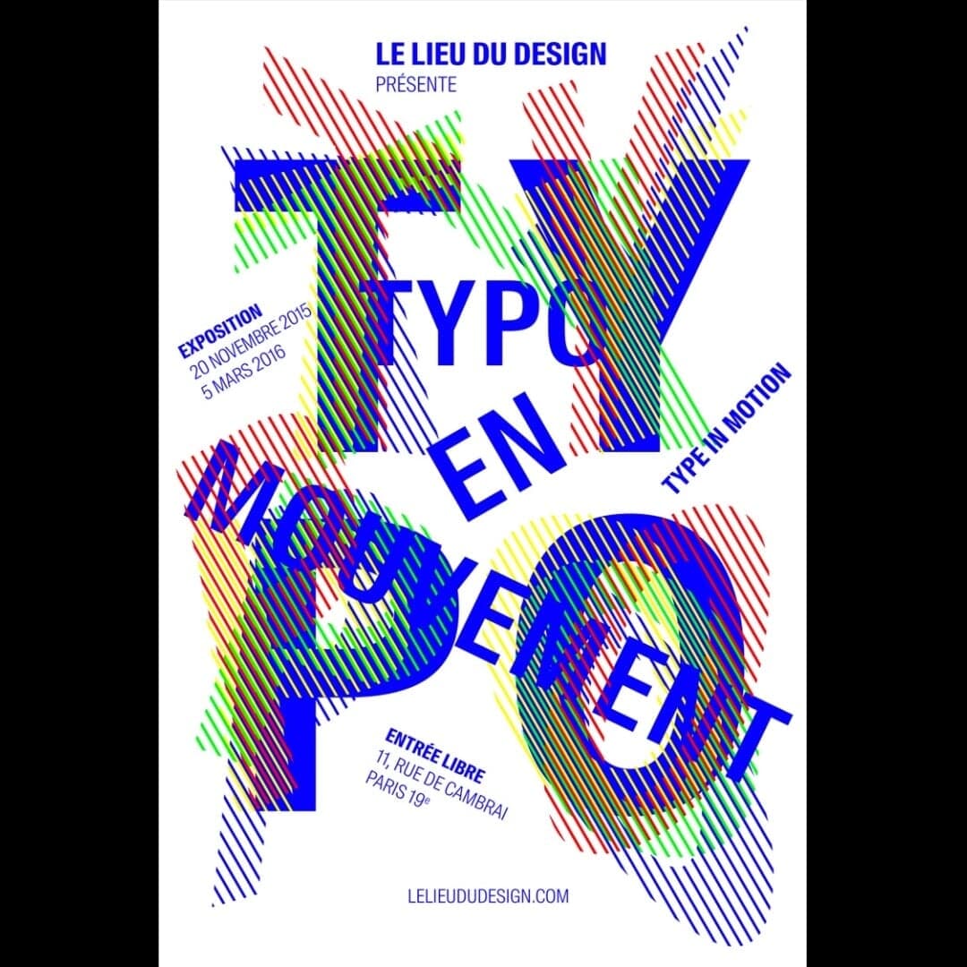 Exhibition Design For Typo En Mouvement