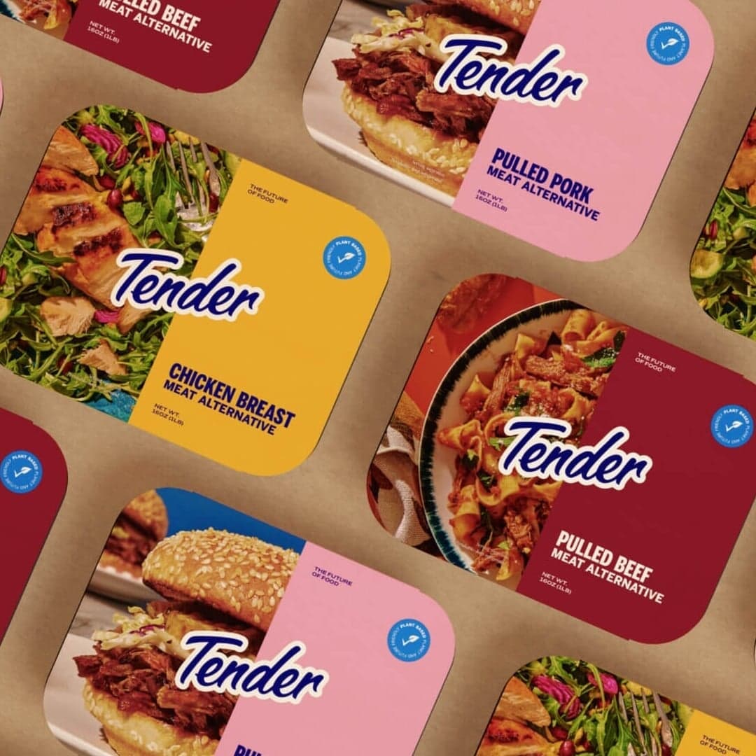 Brand Identity For Tender Alternative Meat Products