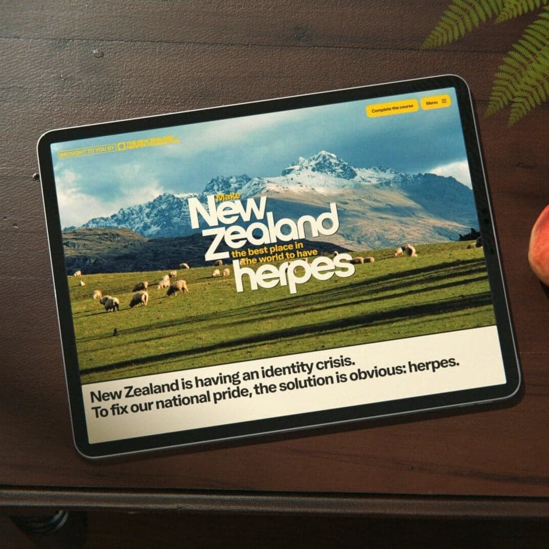 Campaign Identity For A Herpes Destigmatisation Course