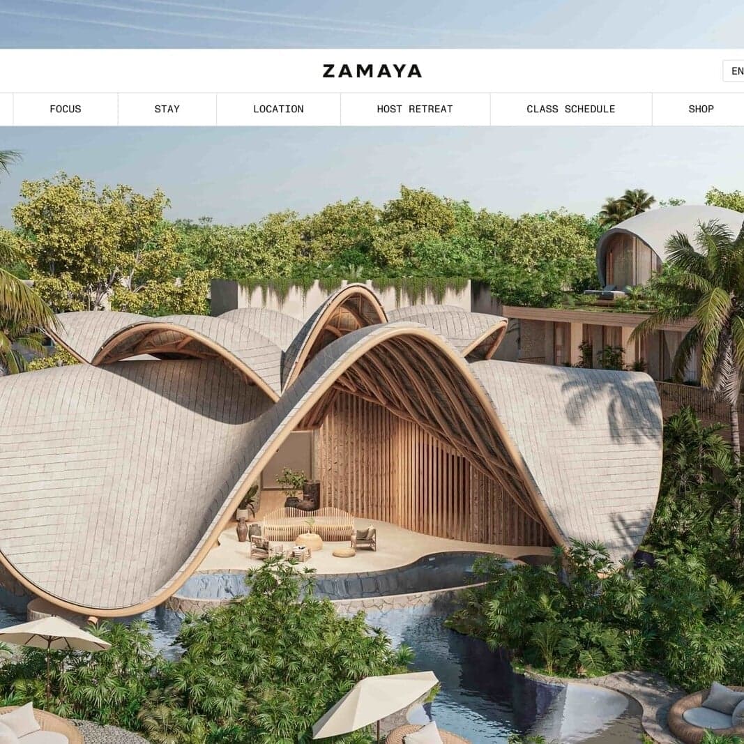 Website Design For Zamaya Resort