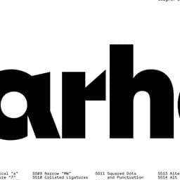 Typeface Design For Es Klarheit Plakat cover image