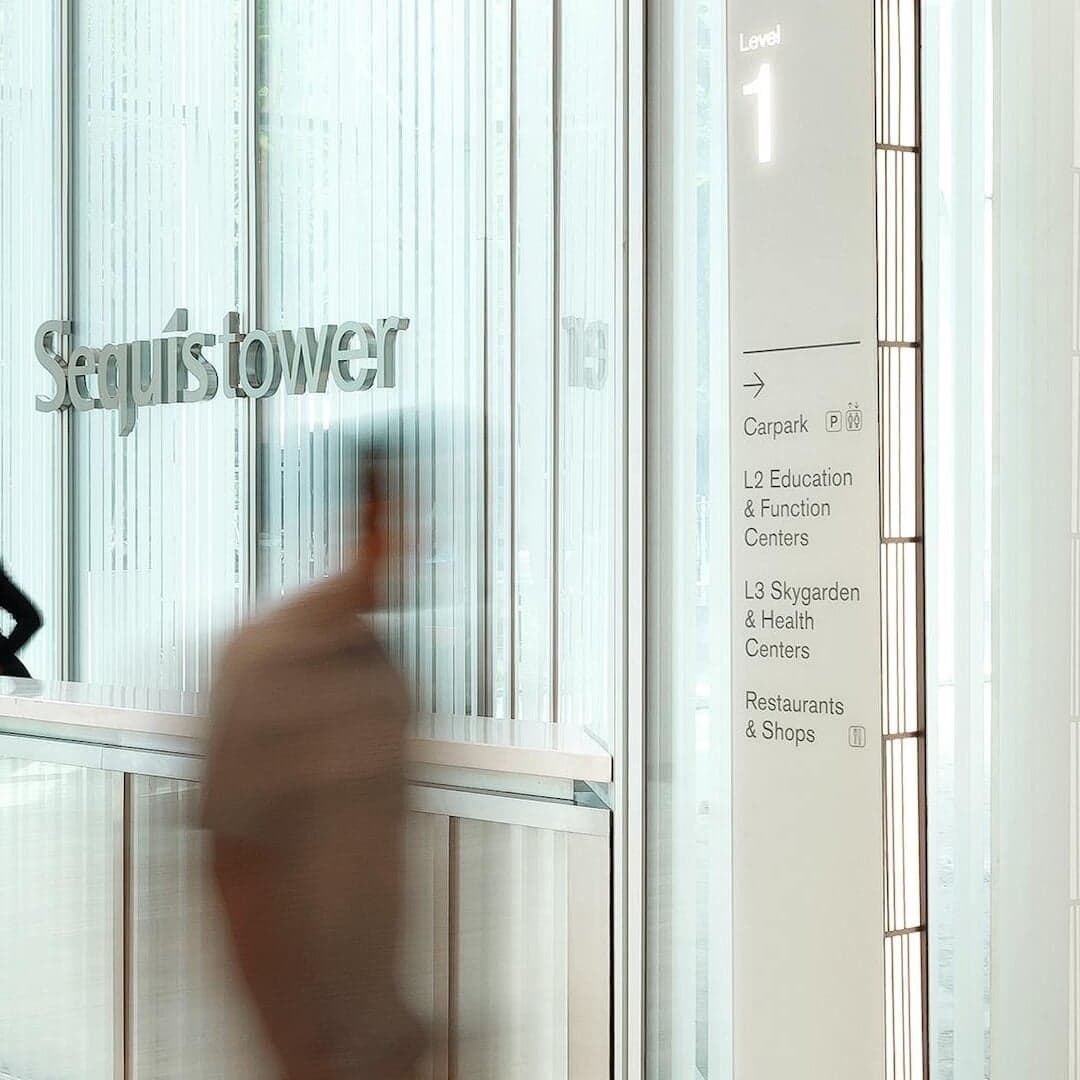 Signage And Wayfinding For Sequis Tower