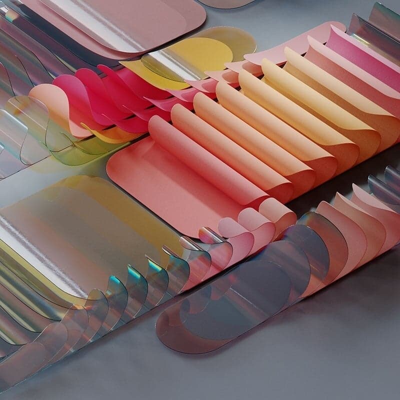 Experimental Visuals For Colour Swatch