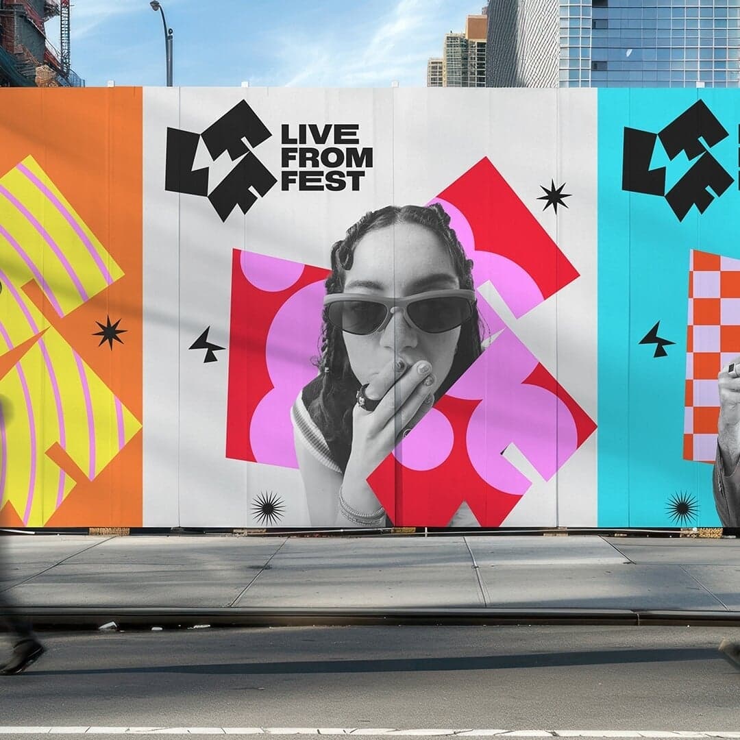 Identity Design For Live From Fest