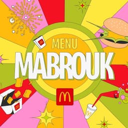Campaign And Visual Identity For Mcdonald's Menu Mabrouk cover image