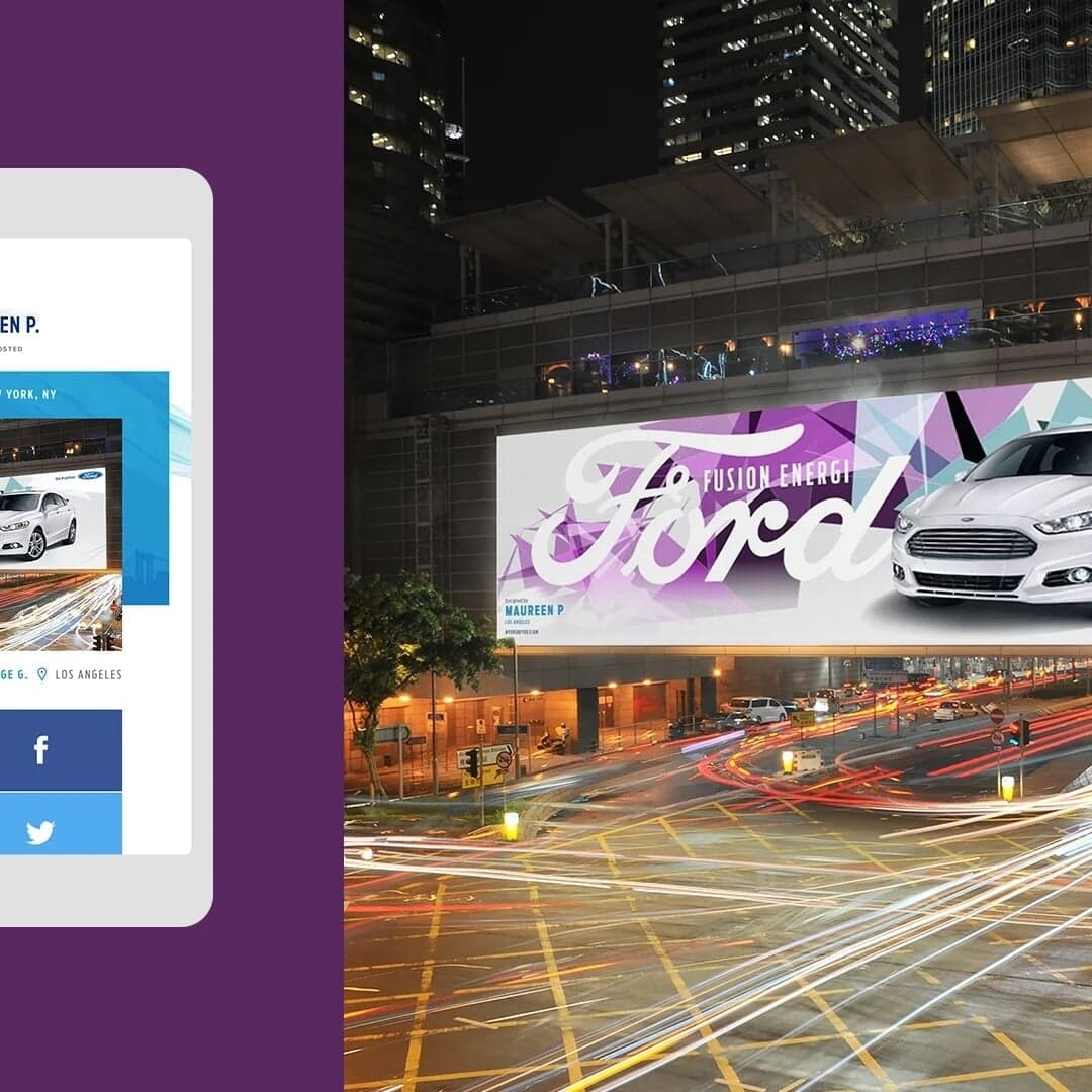 Interactive Out-of-home Campaign For Ford