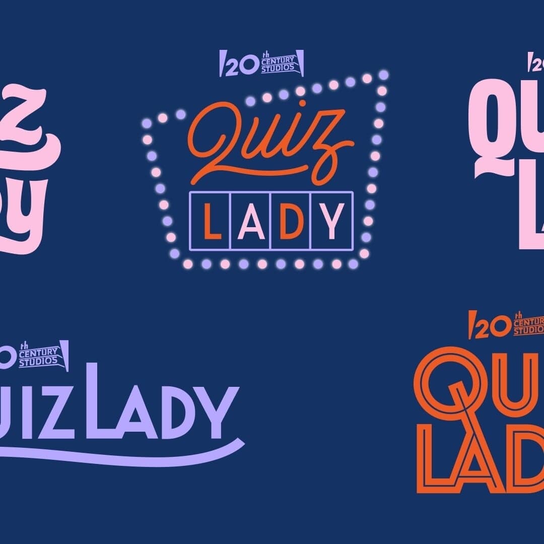Title Treatment Concepts For Quiz Lady Movie