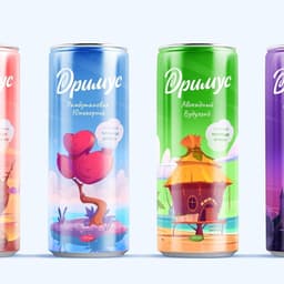 Packaging Design For Drimus Exotic Lemonades cover image