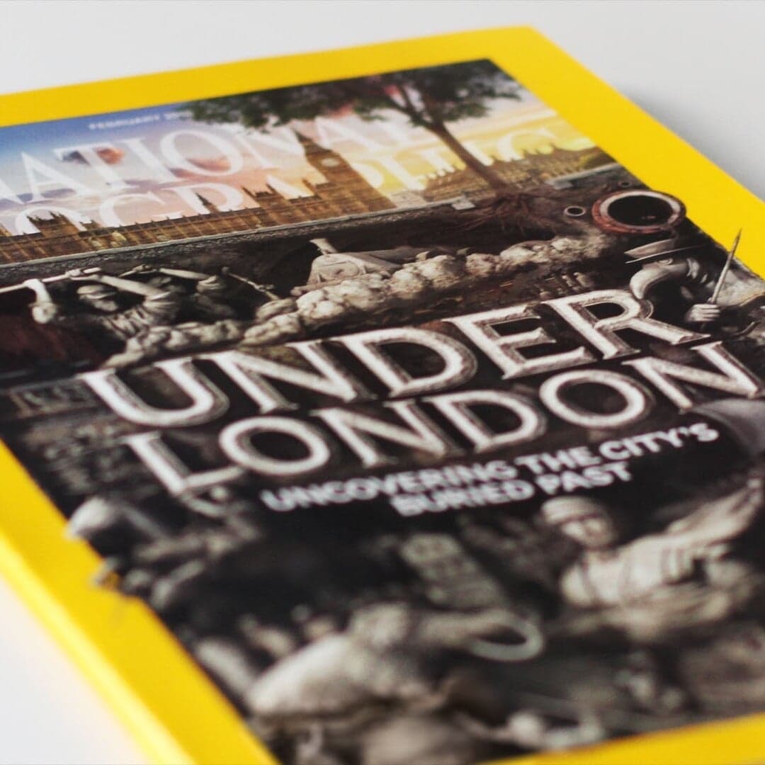 3d Sculpted Cover Design For National Geographic Magazine