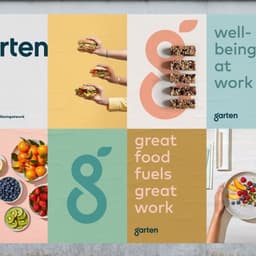 Brand Identity For Workplace Wellness Provider Garten cover image