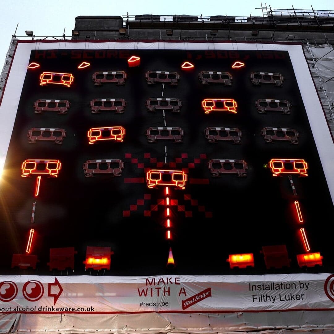 Interactive Street Installation For Red Stripe