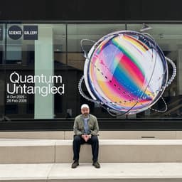 Graphic Identity For Quantum Untangled Exhibition At Science Gallery London cover image