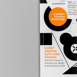 Publication Feature For Computer Arts Magazine 202 cover image