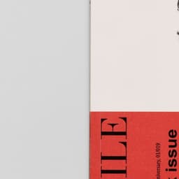 Editorial Design For Le Mile Magazine cover image