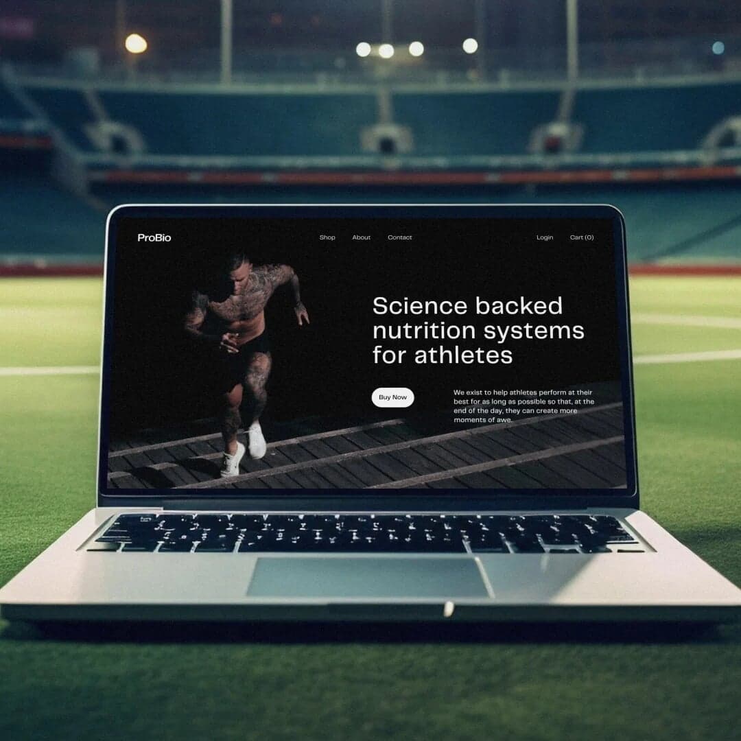 E-commerce Rebrand For Probio Performance Nutrition