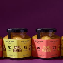 Brand Identity And Packaging For Rare Beehive Mānuka Honey cover image