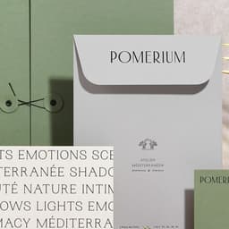 Brand Identity For Pomerium Atelier Méditerranéen cover image