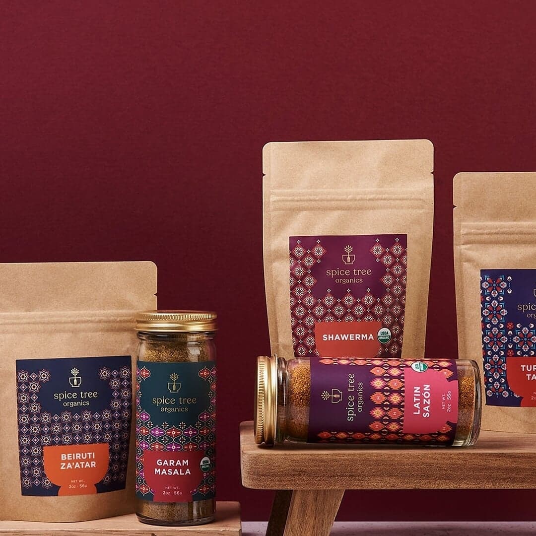 Branding And Packaging For Spice Tree Organics