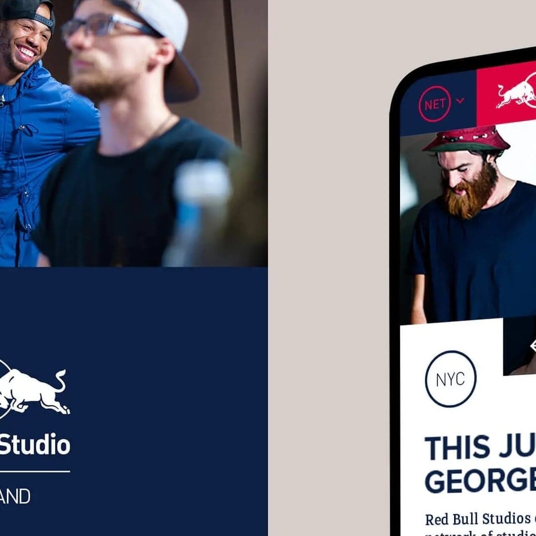 Brand Identity And Digital Platform For Red Bull Studios