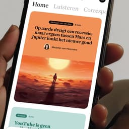 De Correspondent - Momkai Design Agency design work cover image