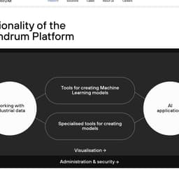 Brand Identity And Website Design For Industrial Ai Platform Conundrum cover image