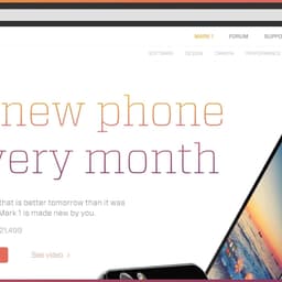 Website Design For Creo Smartphone cover image