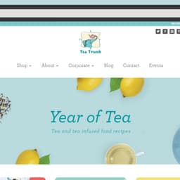 Ecommerce Website Design For Tea Trunk cover image