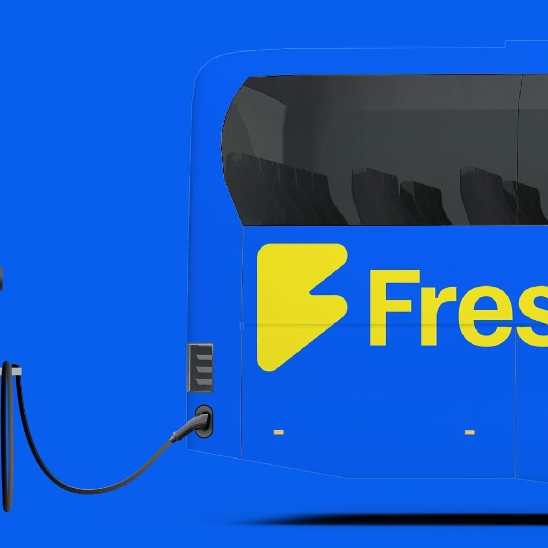Brand Identity For Fresh Bus Electric Travel Service