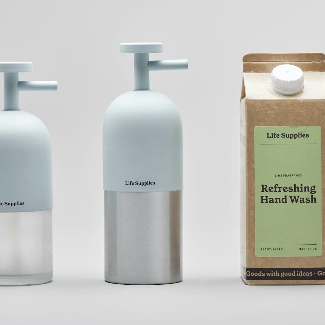 Industrial Design For Life Supplies Refillable Vessels