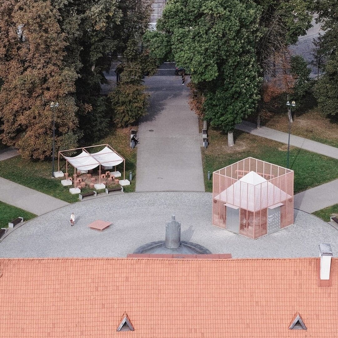 Exhibition Pavilion Design For Vilnius 200 Years Ago