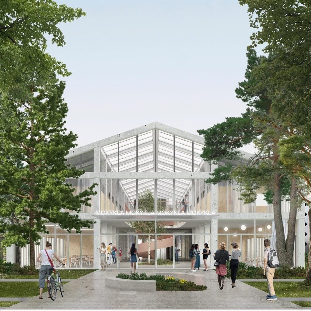 Architectural Design For High School Alley