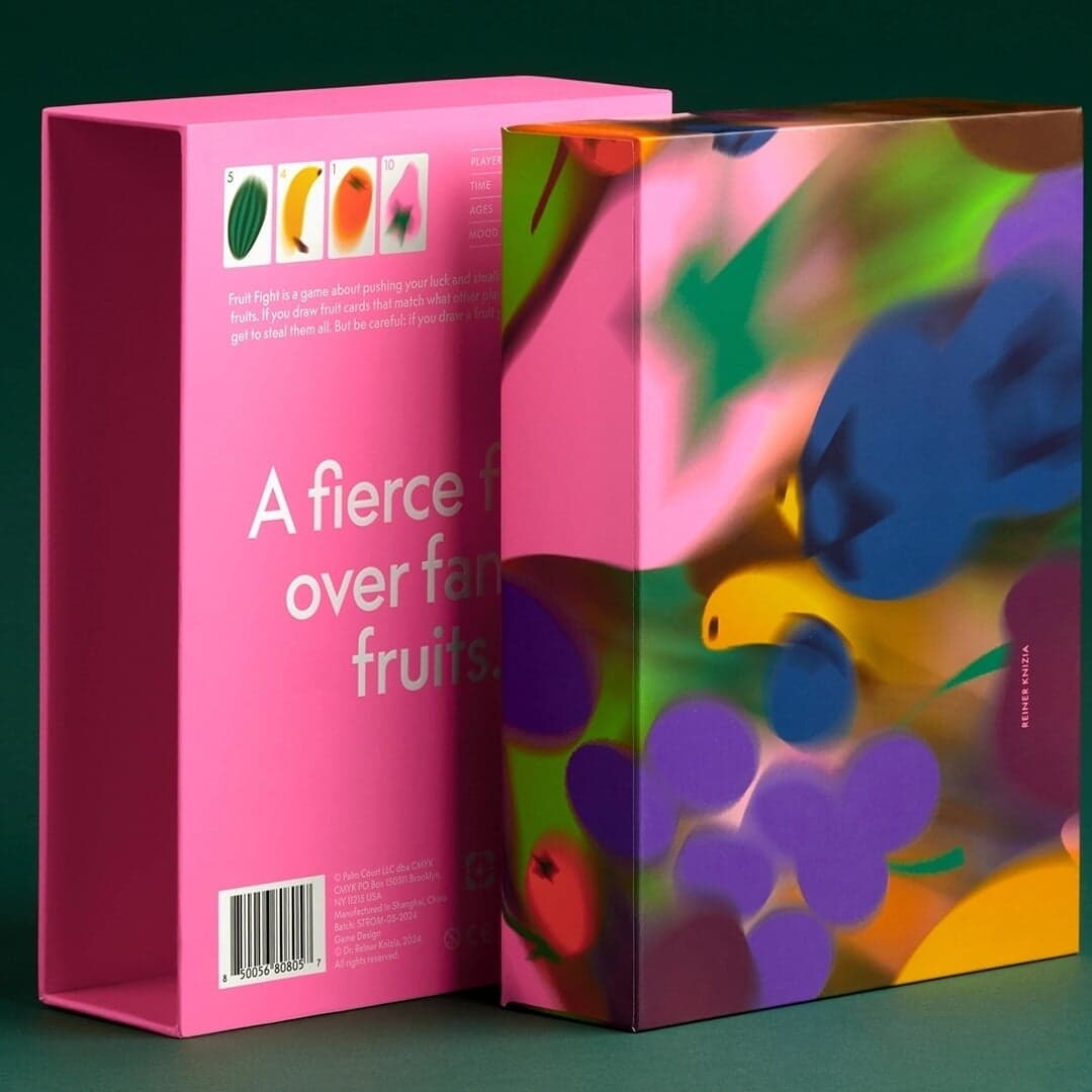 Illustrative Packaging And Game Design For Fruit Fight