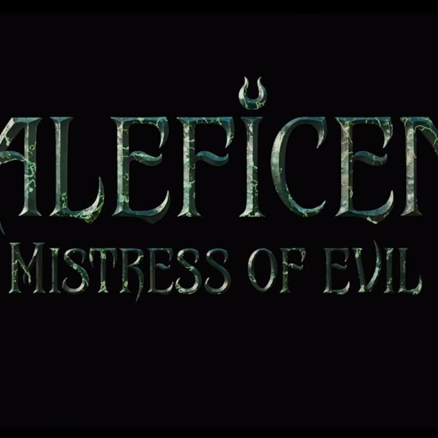 Title Animation And Typography For Maleficent: Mistress Of Evil