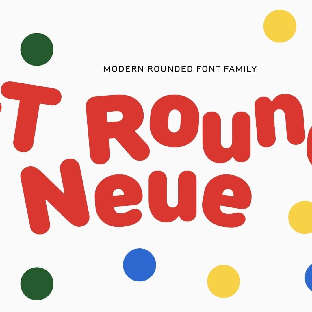 Typeface Design For Tt Rounds Neue
