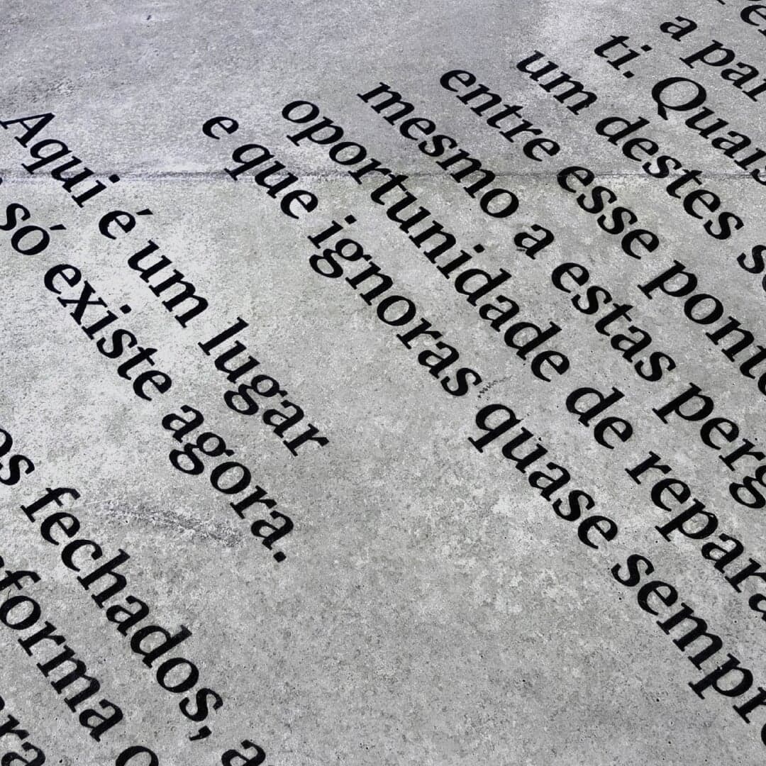 Literary Urban Installation For Municipalities Of Abrantes, Constância, And Sardoal